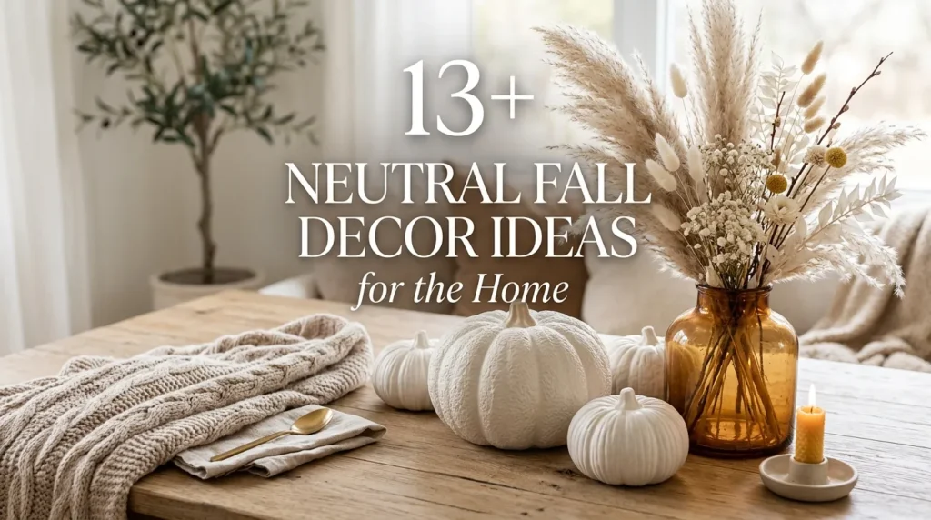 Neutral Fall Decor Ideas for the Home