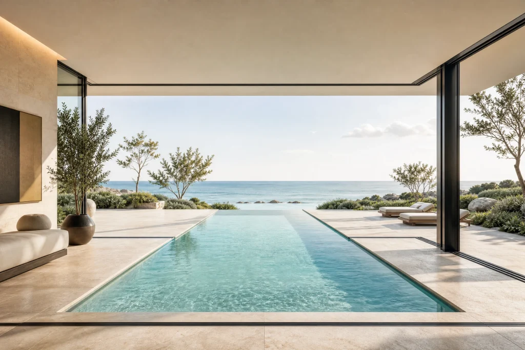 . Indoor Outdoor Swimming Pool Design
