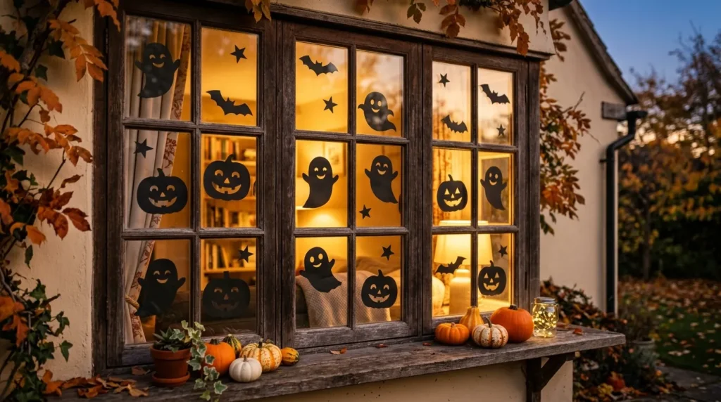 Charming Halloween Windows