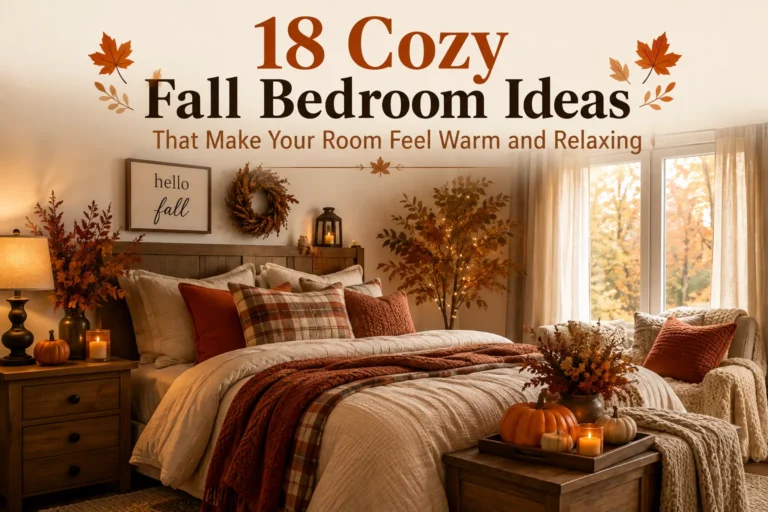 Cozy Fall Bedroom Ideas