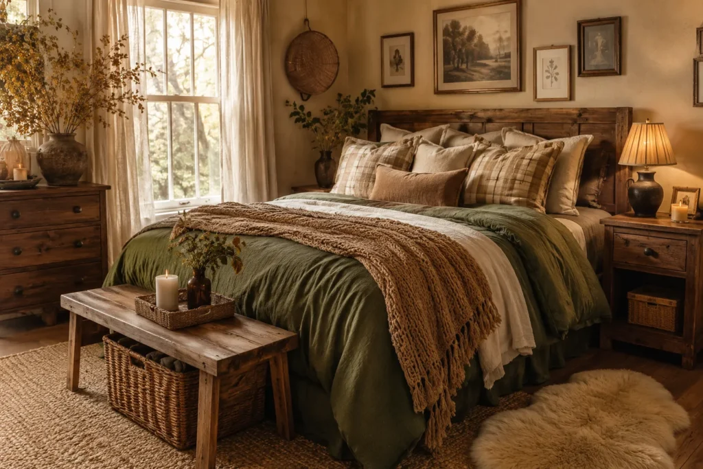 Cozy Fall Bedroom Ideas11