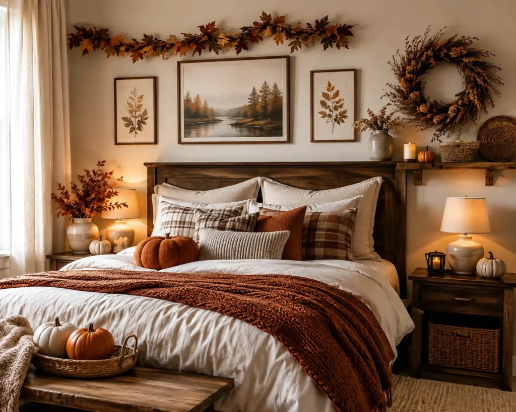 Cozy Fall Bedroom Ideas12