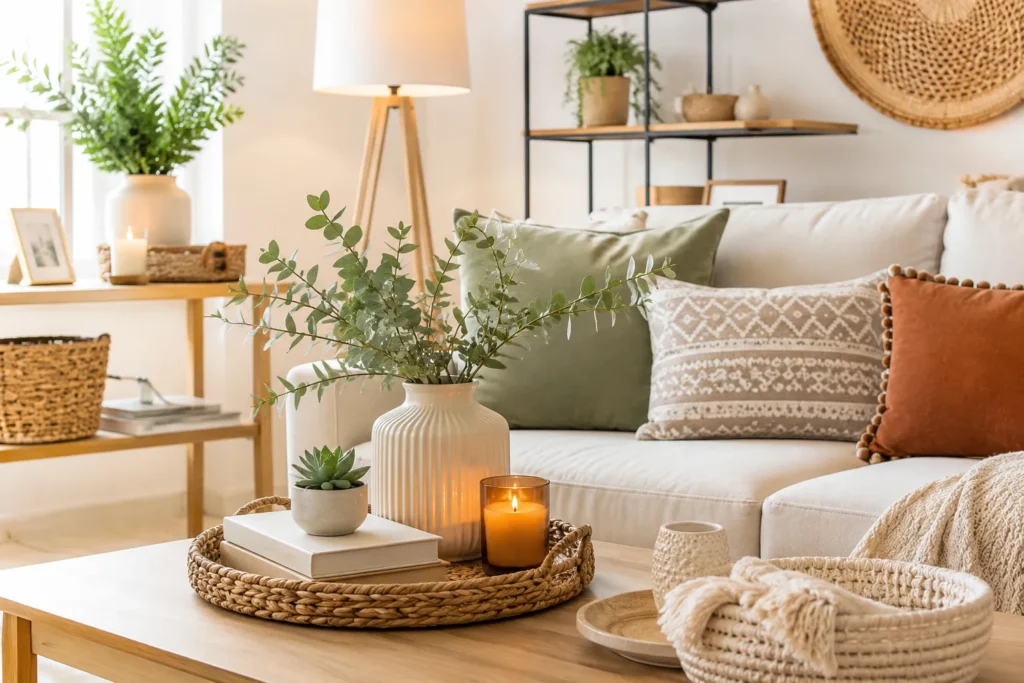 minimal rental friendly decor