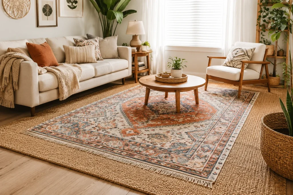 damage free living room decor