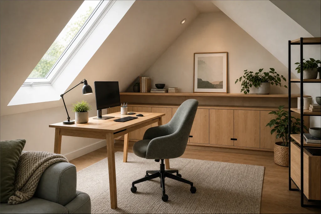 Turning Your Attic Into a Functional Home Office