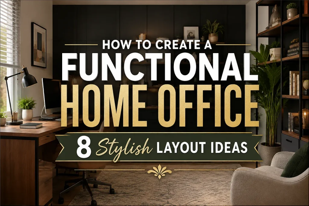 How to Create a Functional Home Office