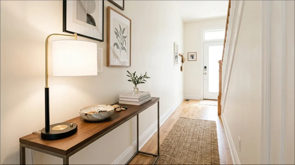 narrow hall tables furniture