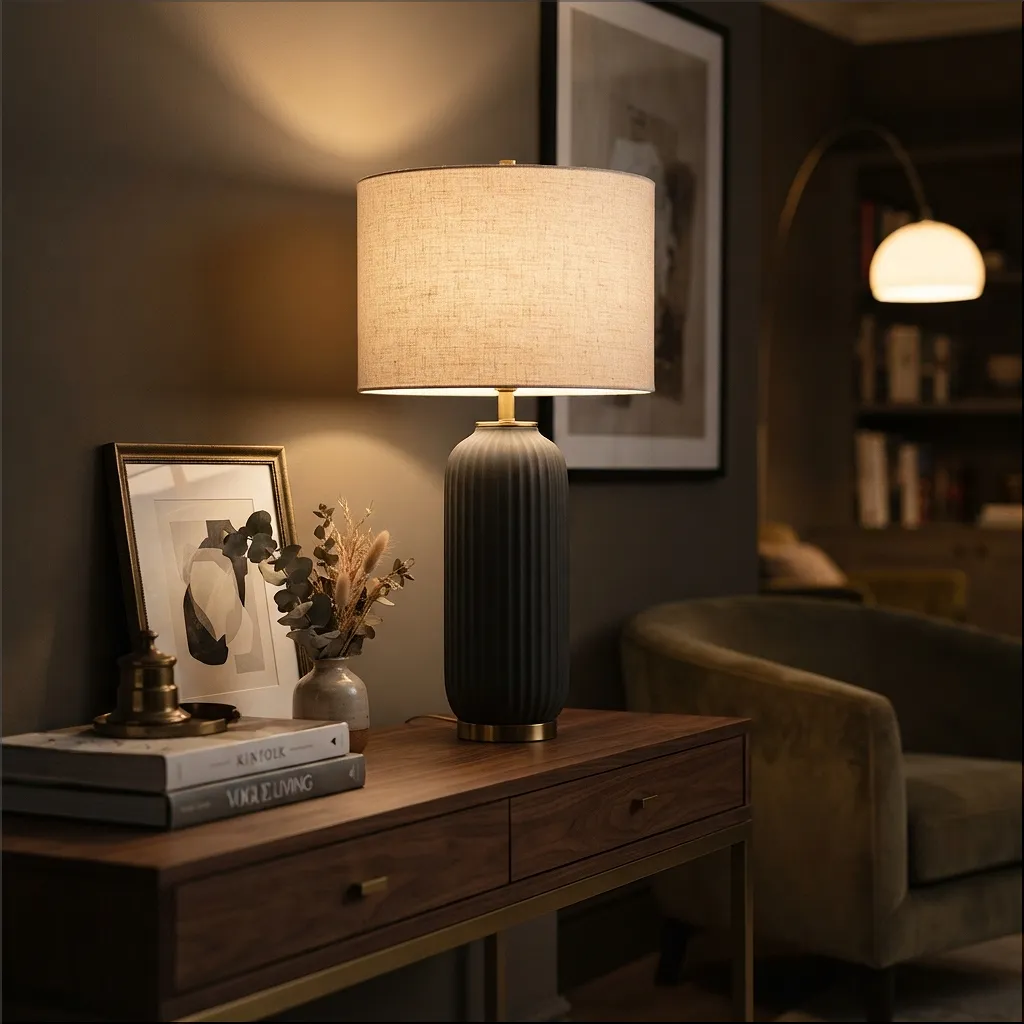 Softer Glow With a Table Lamp