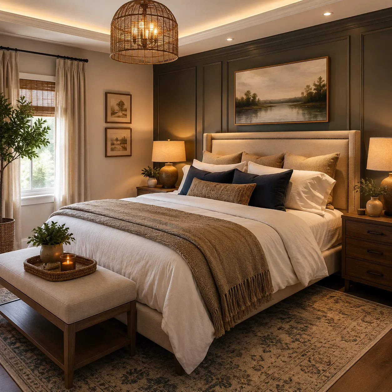 Luxury bedroom home decor ideas