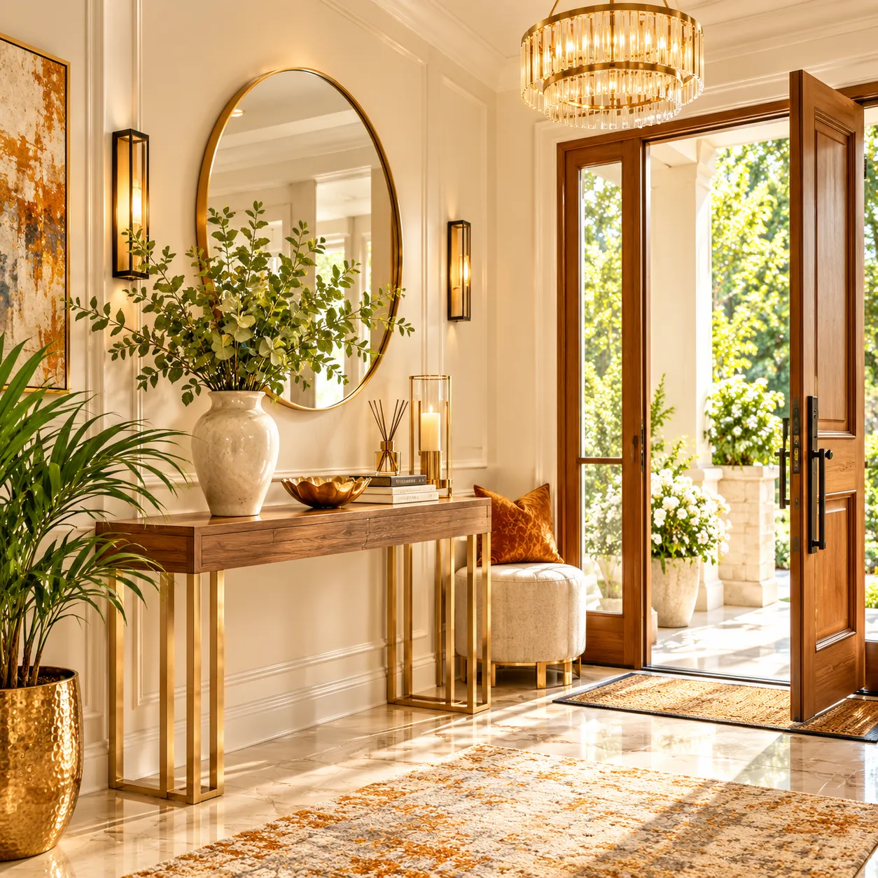 Luxury entryway home decor ideas