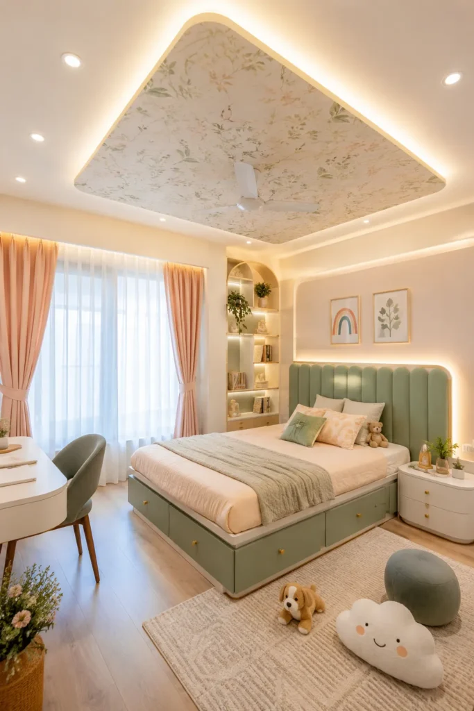 Ceiling Design with Pop Element