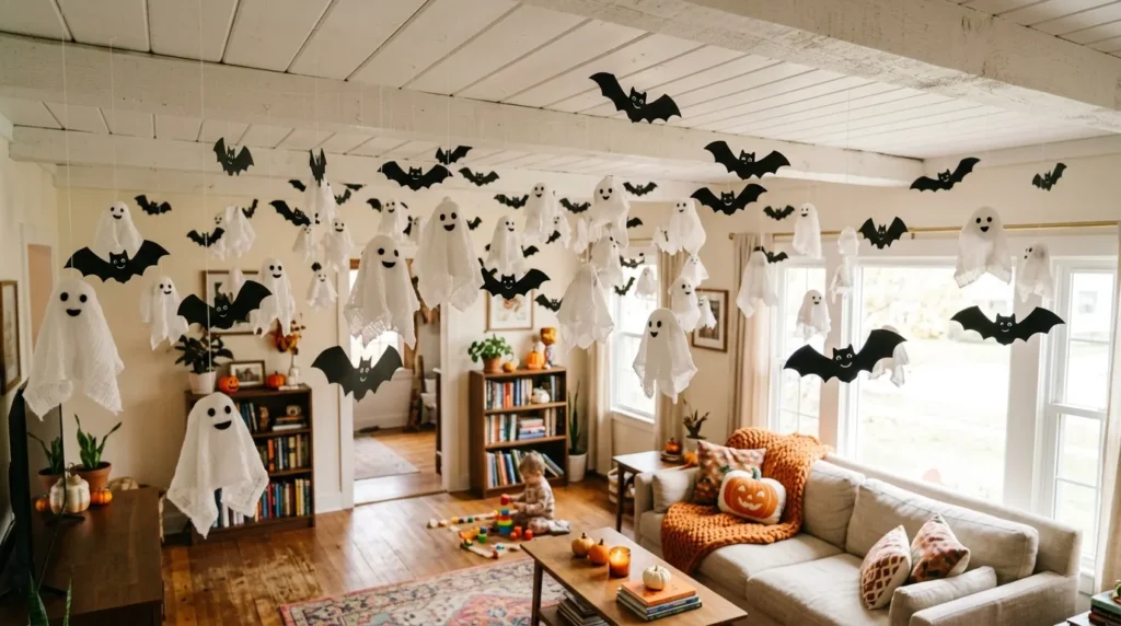 Playful Halloween Ceiling
