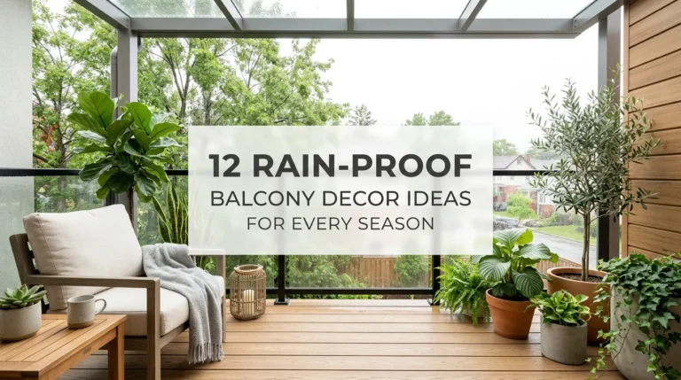 Rain-Proof Balcony ideas