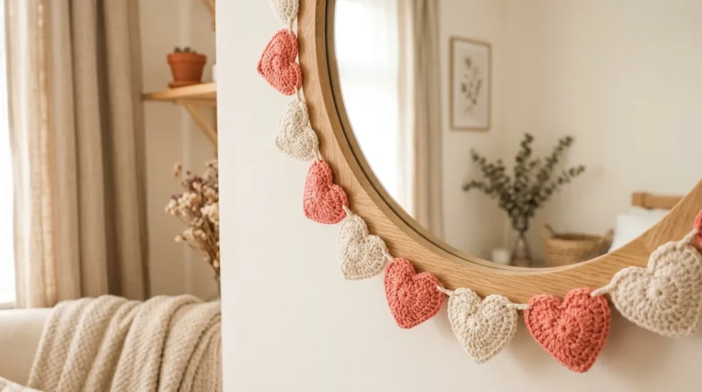 Heart Garland Mirror 