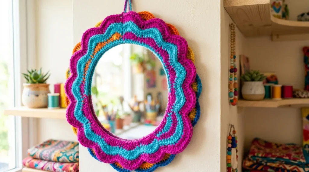 mirror Multicolor Wave Border