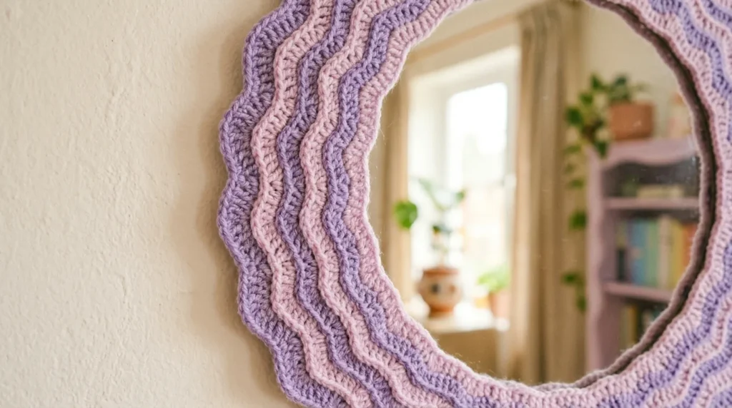 Crochet Mirror Decor Ideas