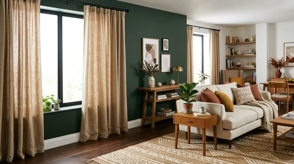 Warm Beige Curtains