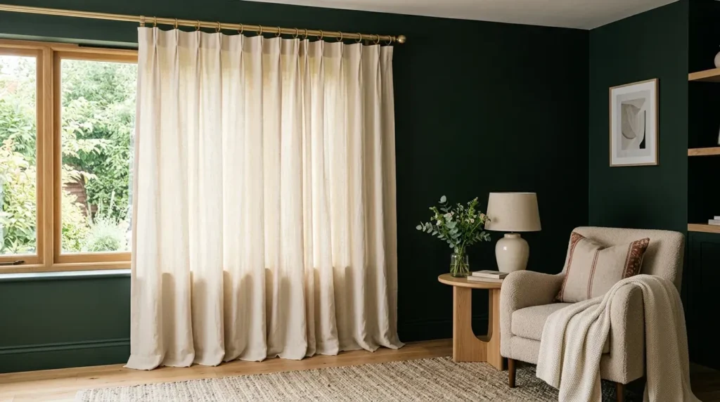 Cream Linen Curtains