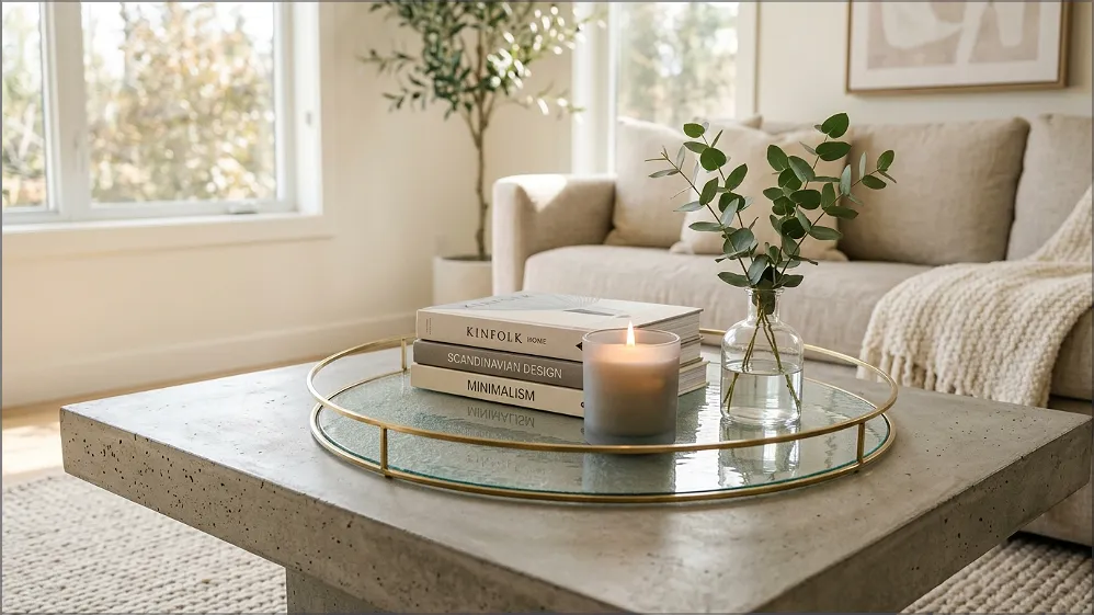 Glass coffee table tray ideas