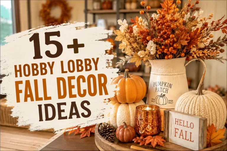 Hobby Lobby Fall Decor Ideas