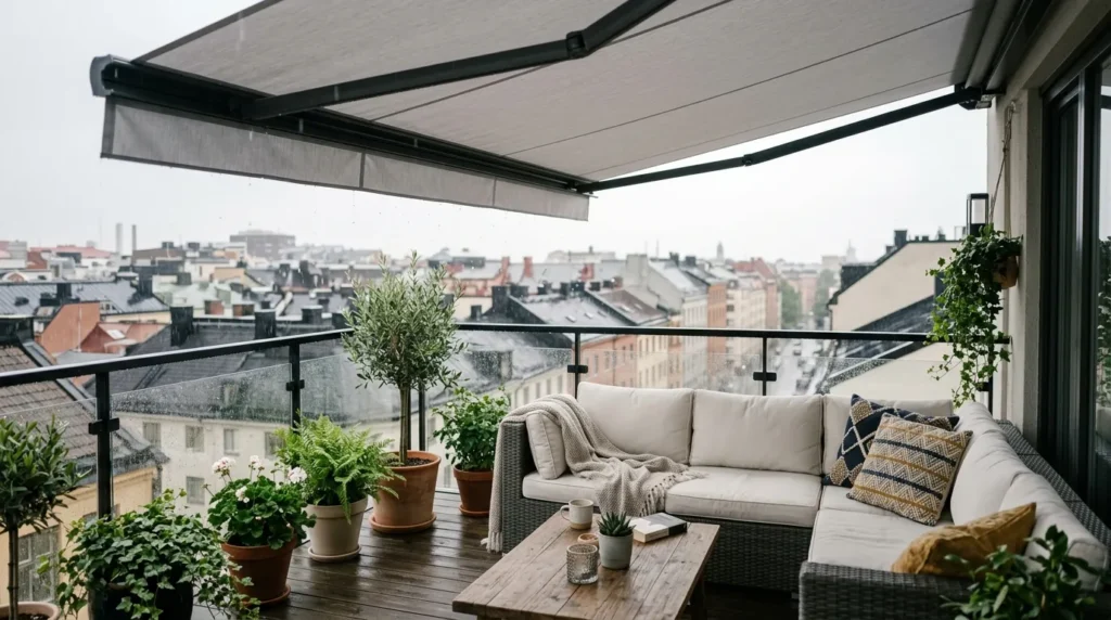 Apartment Balcony Rain Protection patio awning