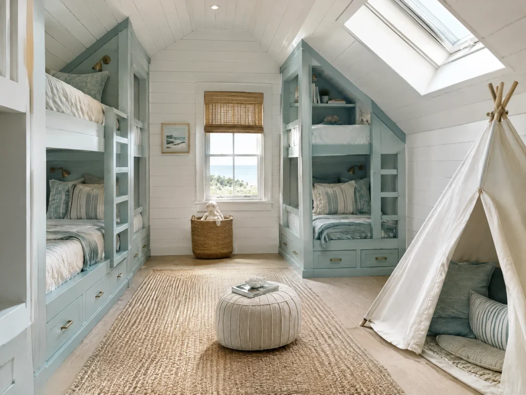 Coastal Cloud Bunks and a Teepee
