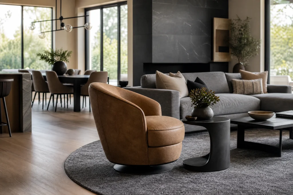 Float a Swivel Chair in an Open-Plan Room