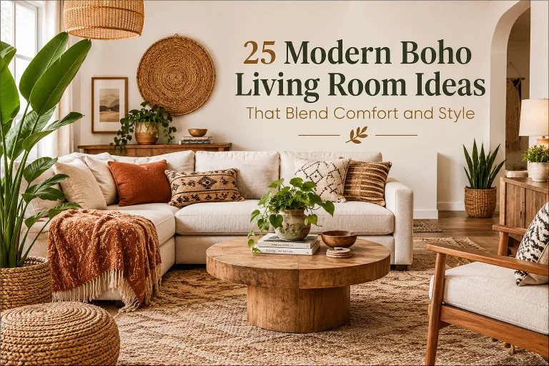 Modern Boho Living Room Ideas