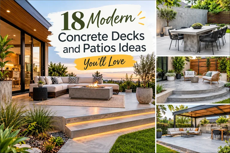 Concrete Decks and Patios