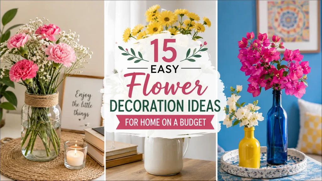 Flower Decoration Ideas for Home