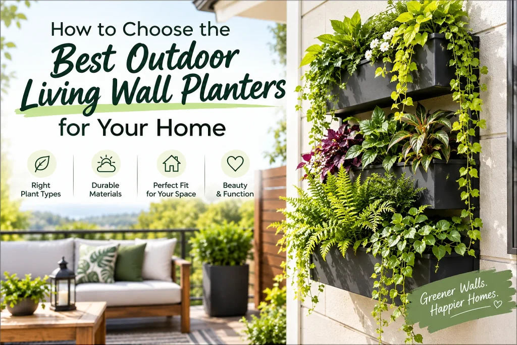 Outdoor Living Wall Planters