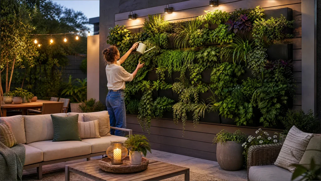 Finished Living Wall for Everyday Use